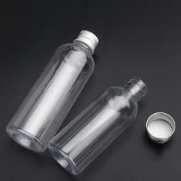 50/100pcs Plastic Bottle Aluminum Cap 5ml 10ml 15ml 20ml 30ml 50ml Empty Vial Sample Bottles Transparent Container for Traveling