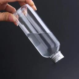 50/100pcs Plastic Bottle Aluminum Cap 5ml 10ml 15ml 20ml 30ml 50ml Empty Vial Sample Bottles Transparent Container for Traveling