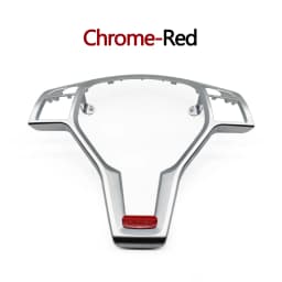 Car Steering Wheel Chrome Trim Cover For Mercedes Benz AMG C E GLK GLA CLA Class W176 W204 W212 W156 W218 A09946400139107