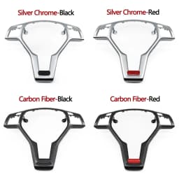 Car Steering Wheel Chrome Trim Cover For Mercedes Benz AMG C E GLK GLA CLA Class W176 W204 W212 W156 W218 A09946400139107