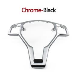 Car Steering Wheel Chrome Trim Cover For Mercedes Benz AMG C E GLK GLA CLA Class W176 W204 W212 W156 W218 A09946400139107