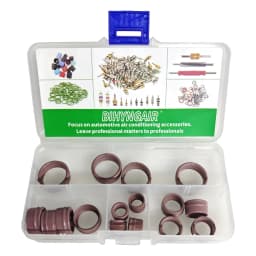 Free Shipping, 40 Pieces Air Conditioning Pipe Joint Sealing Rubber Ring for Renault, Seal O-Ring for Renault A/C