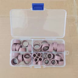 Free Shipping, 40 Pieces Air Conditioning Pipe Joint Sealing Rubber Ring for Renault, Seal O-Ring for Renault A/C