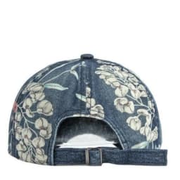 LDSLYJR Spring Denim Flower Print Casquette Baseball Cap Adjustable Outdoor Snapback Hats for Men and Women 170