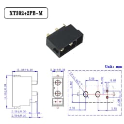5PCS Amass XT30(2+2)-F XT30PB(2+2)-M XT30PW(2+2)-M Gold Plated Plug with Signal Pin XT30U Adapter for RC Drone Aircraft Mode