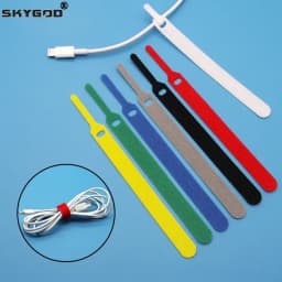 50/100pcs Releasable Cable Ties 150 200 300mm Plastics Fastening Reusable Cable Tie Straps Nylon Wrap Zip Bundle Bandage Tie