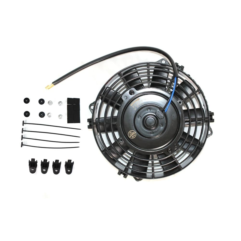 Automobile Air Conditioner Cooling Electronic Fan, Condenser Fan 8,9,10,12,14 Inches, 80W 12V/24V