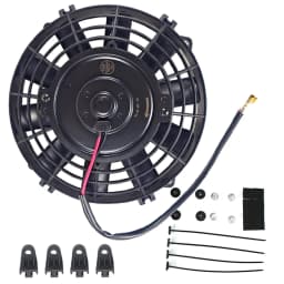 Automobile Air Conditioner Cooling Electronic Fan, Condenser Fan 8,9,10,12,14 Inches, 80W 12V/24V