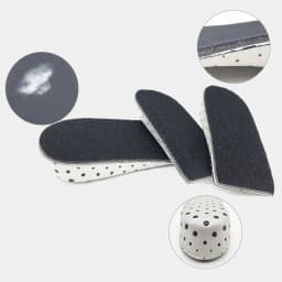 Height Increase Insole 1 Pair Hard Breathable Memory Foam Heel Lifting Inserts Shoe Lifts Shoe Pads Elevator Insoles for Unisex