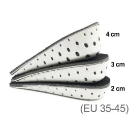 Height Increase Insole 1 Pair Hard Breathable Memory Foam Heel Lifting Inserts Shoe Lifts Shoe Pads Elevator Insoles for Unisex