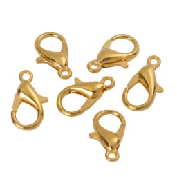 100pcs 10-18mm DIY Lobster Clasp for Bracelet Necklace Hooks Chain Closure Keychain