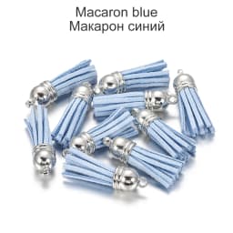 20-60pcs/lot 38mm Tassel Vintage Leather Tassels Fringe for Purl Macrame Pendant For DIY Jewelry Making Supplies Accessories