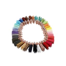 20-60pcs/lot 38mm Tassel Vintage Leather Tassels Fringe for Purl Macrame Pendant For DIY Jewelry Making Supplies Accessories