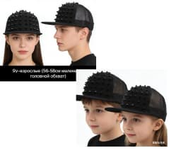 BASEBALL CAPS FOR BOTH Men Women Boys Girls Punk Studded Baseball Hip-Hop Hat Adjustable Snapback Spike Rivet Stud Cap