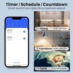 1/2/3/4 Gang Tuya WiFi Smart Switch Module With Dual Way Control, Smart Life Automation DIY Breaker Work with Alexa, Google Home