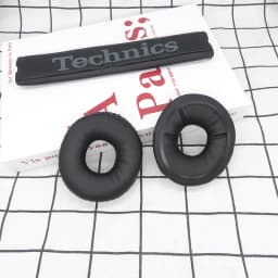 RP DJ1210 Earpads For Technics Headphone RP-DJ1210 Headpad Ear pads Replacement Headset Ear Pad PU Leather Sponge Foam