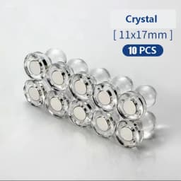 Strong Neodymium Noticeboard Pin Magnets Fridge DIY Whiteboard Uses in Office Advertising Education and Other Pur 10pcs
