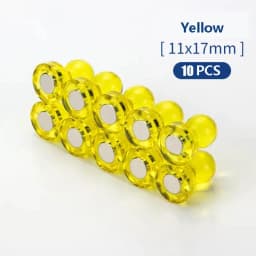 Strong Neodymium Noticeboard Pin Magnets Fridge DIY Whiteboard Uses in Office Advertising Education and Other Pur 10pcs