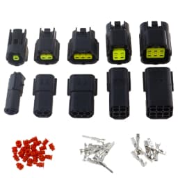 1 2 3 4 6 8 10 12 16 Pin Denso Auto Waterproof Wire Connector Electrical Plug Car Sealed Truck Harness Socket With Terminal