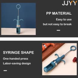 Cherry Olive Pitter Cherry Corer Pitter Tool Cherry Seed Remover Stoner Corer Tool Multi-Function Fruit Pit Remover