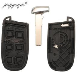 jingyuqin SIP22 Blade Smart Remote Car Key Shell Fob for Jeep Renegade Compass 3/4/5 Buttons Auto SUV Keyless Entry Fob Case