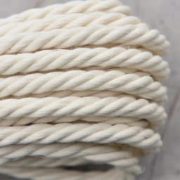 Handmade Macrame Boho decor 1/2/3/4/5/6/8/10mm Cotton Beige thread Cord Rope Twisted String DIY Home Wedding decoration supply