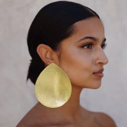 Fine Jewelry Big Round Earrings Stud Big Pendant Dangle Drop Earrings Flower Circle Hoop Earring Wedding Party Gifts