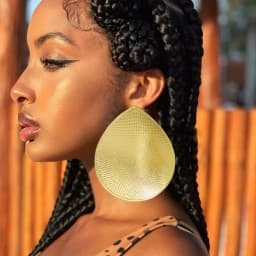 Fine Jewelry Big Round Earrings Stud Big Pendant Dangle Drop Earrings Flower Circle Hoop Earring Wedding Party Gifts