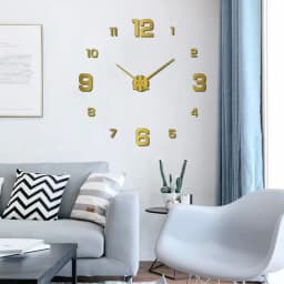 3D Wall Clock Luminous Frameless Wall Clocks DIY Digital Clock Wall Stickers Silent Clock for Home Living Room Office Wall Decor