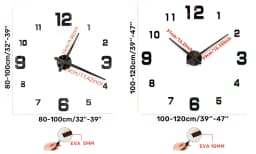 3D Wall Clock Luminous Frameless Wall Clocks DIY Digital Clock Wall Stickers Silent Clock for Home Living Room Office Wall Decor