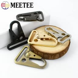 2/4/10Pcs 20/25/32/38mm Metal Strap Buckles Bag Trigger Snap Hook Webbing Chain Clasp Dog Collar Buckle DIY Hardware Accessories