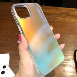 Fashion Matte Aurora Laser Gradient Phone Case For iPhone 17 Pro Max 16 15 14 13 12 Pro Max 16 Plus 17Air 11 Shockproof Cover
