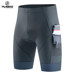 YKYWBIKE Men's Cycling Shorts Padded Pad Shockproof MTB Road Bicycle Short Tights Pants Summer Sport Mountain Bike Riding Shorts