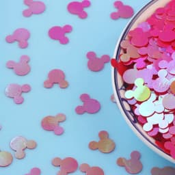 10g/20g/50g/batch 3D Ultra Thin Sequin Nail Glitter Glitter DIY Tips Dazzling Sequin Nail Art Decoration Mickey Design Sequins