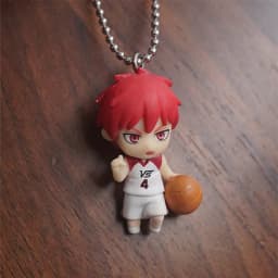 Basketball Anime No Basuke Kuroko Aomine Daiki Atsushi Murasakibara Kise Ryota Takao Kazunari Kawaii PVC Capsule Keychain