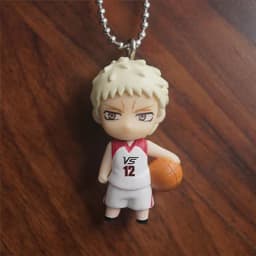 Basketball Anime No Basuke Kuroko Aomine Daiki Atsushi Murasakibara Kise Ryota Takao Kazunari Kawaii PVC Capsule Keychain