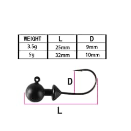TAKEDO TK141 Cover Creeper Jigs 3.5G 5G Wire Bait Rubber Jig Head Hook Silicone Wire Beard Lure Hooks Bass Trout  Fishing