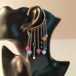 Aihua 1pc Bohemian No Picering Pearls Stone Ear Cuff Wrap Stud Clip Earrings For Women Girl Trendy Earrings Jewelry Bijoux