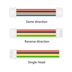 5pcs 10/15/20cm HY2.0mm Single/Double Head Forward and Reverse Wire Cable Connector 2/3/4/5/6/7/8/9/10Pin Electronic Wire 26AWG