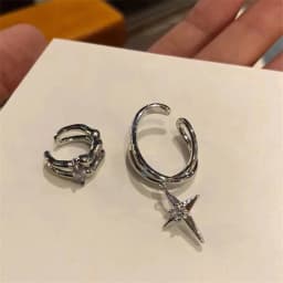 New Personality Star Clip Earrings for Women Fashion Delicate Simple Cartilage No Piercing Ear Cuff Adjustable Jewelry Gifts