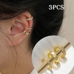 New Personality Star Clip Earrings for Women Fashion Delicate Simple Cartilage No Piercing Ear Cuff Adjustable Jewelry Gifts