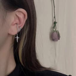 New Personality Star Clip Earrings for Women Fashion Delicate Simple Cartilage No Piercing Ear Cuff Adjustable Jewelry Gifts