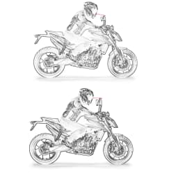 For Yamaha MT07 MT09 TRACER GT MT 09 SP MT-07 MT-09 2014-2024 Scooter Motorcycle Rear Mirror Adapters 10MM 8MM Clockwise Screws