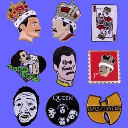 Music Logo Inspiration Badge Classics Rock Band Singer Brooch Hoodie Backpack Decorative Accessories Pop Music Fans Gift Collect
