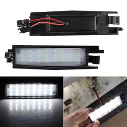 2Pcs LED Number License Plate Light For Toyota Rav4 MK3 XA30 2006 2007 2008 2009 2010 2011 2012 For Lexus SC 430 2002-2005