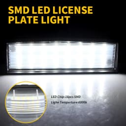2Pcs LED Number License Plate Light For Toyota Rav4 MK3 XA30 2006 2007 2008 2009 2010 2011 2012 For Lexus SC 430 2002-2005