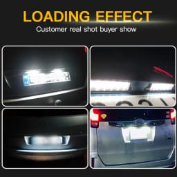 2Pcs LED Number License Plate Light For Toyota Rav4 MK3 XA30 2006 2007 2008 2009 2010 2011 2012 For Lexus SC 430 2002-2005