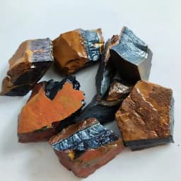 Natural Blue Tiger‘s Eye Stone Unleash the Healing Power within Reiki Healing Home Decoration Stone Mineral Specimens Crystal