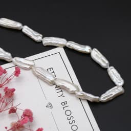 Natural Freshwater Baroque Pearls Beaded Long Irregular Shape Loose Spacer Beads for Jewelry Making Diy Fine Bracelet Necklace