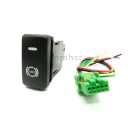 1PC LED Light Switch For Toyota FJ CRUISER Prado 120 LC100 Modification ABS TRAC OFF Power On Off Button Switch With Wire